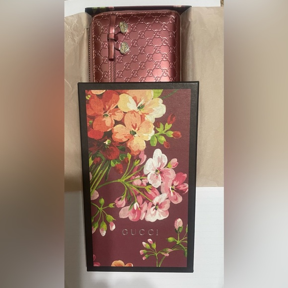 EUC, Gucci Guccissima Micro GG Patent Leather Long Wallet With Box - Picture 2 of 13